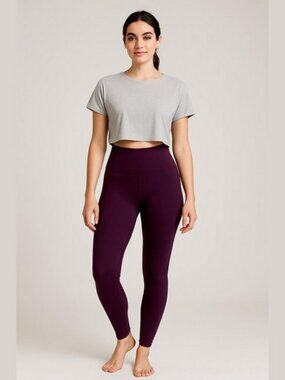 Knix Deep Burgundy Leggings size medium